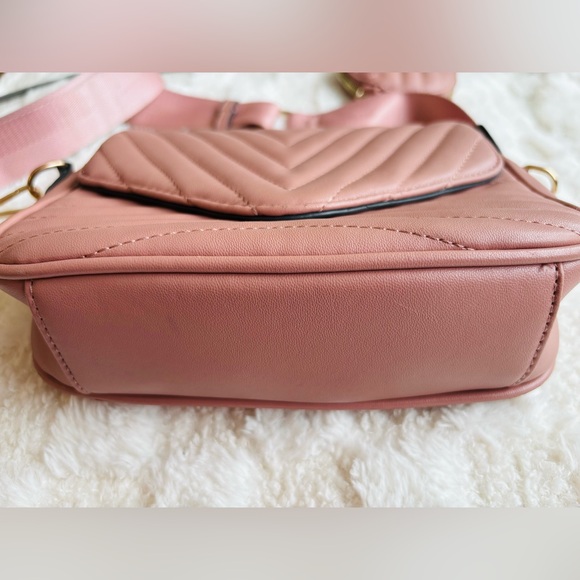 Pink Mauve Crossbody Bag Purse - Picture 8 of 10